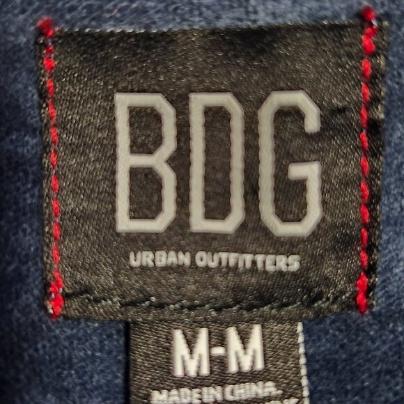 BDG Urban Outfitters Corduroy Button-Front Mini Skirt — Blue Gray, Size M - Picture 8 of 8